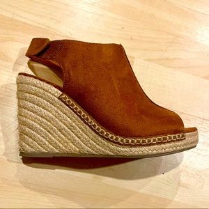 BRASH Suede Espadrilles